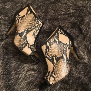 Banana Republic Snake Skin High Heels